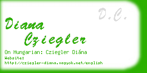 diana cziegler business card